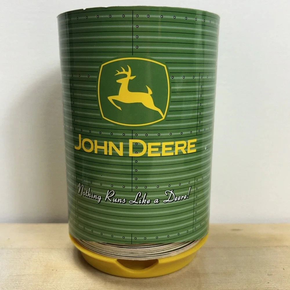 John‎ Deer Coaster Holder With 28 Coasters